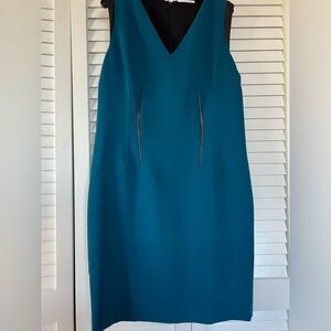 T Tahari turquoise dress size 16